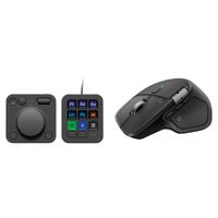Logitech MX Master 4 Mouse Inalámbrico con Consola Creativa MX - 8000 dpi, Conectividad B