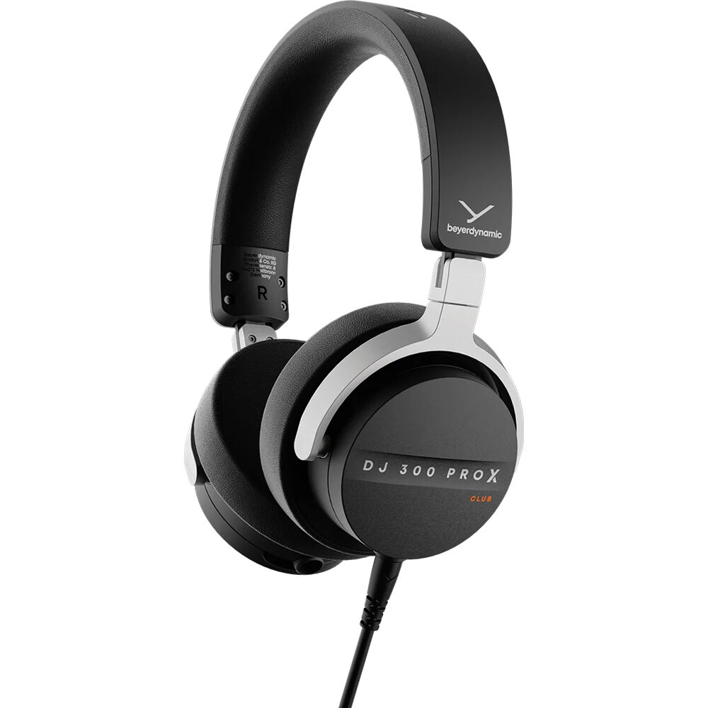 Beyerdynamic DJ 300 Pro X Club Auriculares Profesionales 2-en-1 con Drivers de 45mm y Canc