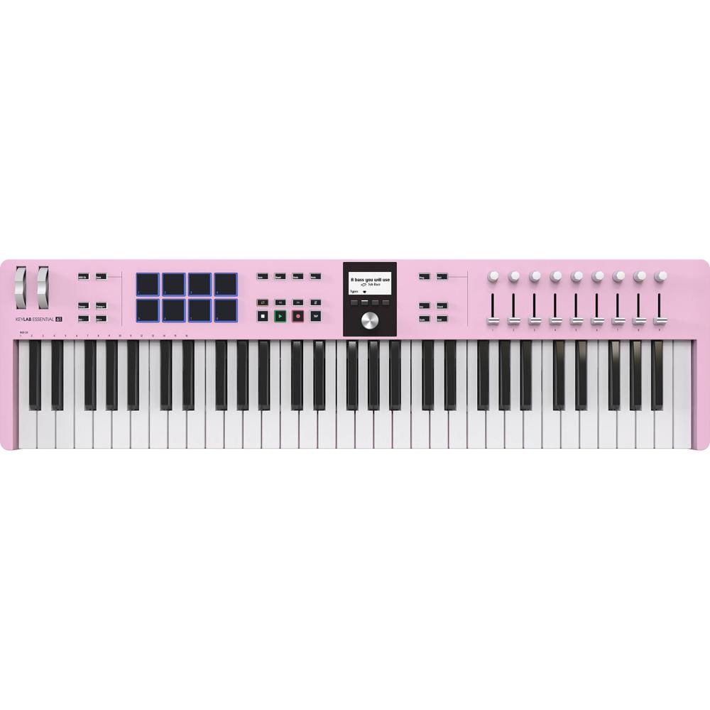 Arturia KeyLab Essential mk3 Controlador MIDI Universal de 61 Teclas con Software Analog L