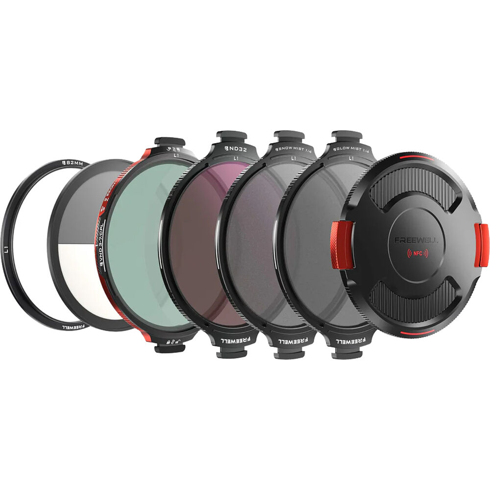 Freewell Mega Kit VND/CPL 82mm - Filtros de Densidad Neutra Variable y Polarizador Circula