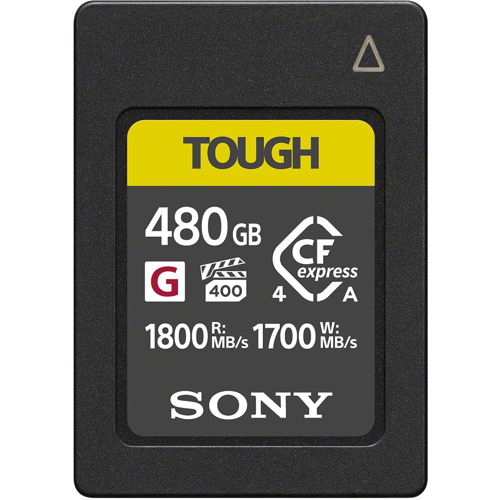 Sony CFexpress 4.0 Type A TOUGH 480GB - 1800 MB/s Lectura, 1700 MB/s Escritura, VPG400, Re