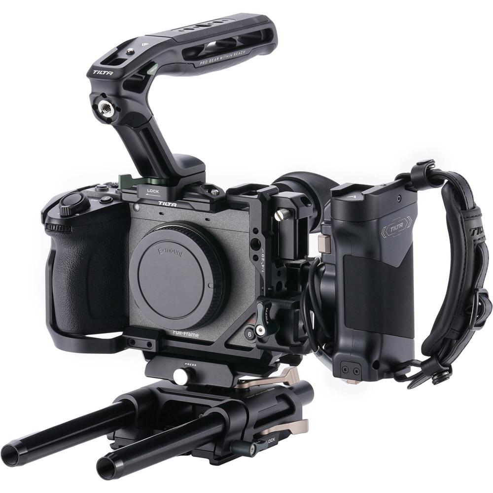 Tilta Full Camera Cage Pro Kit FX2 - Cage Modular, Manija NATO, Baseplate 15mm, Soporte de