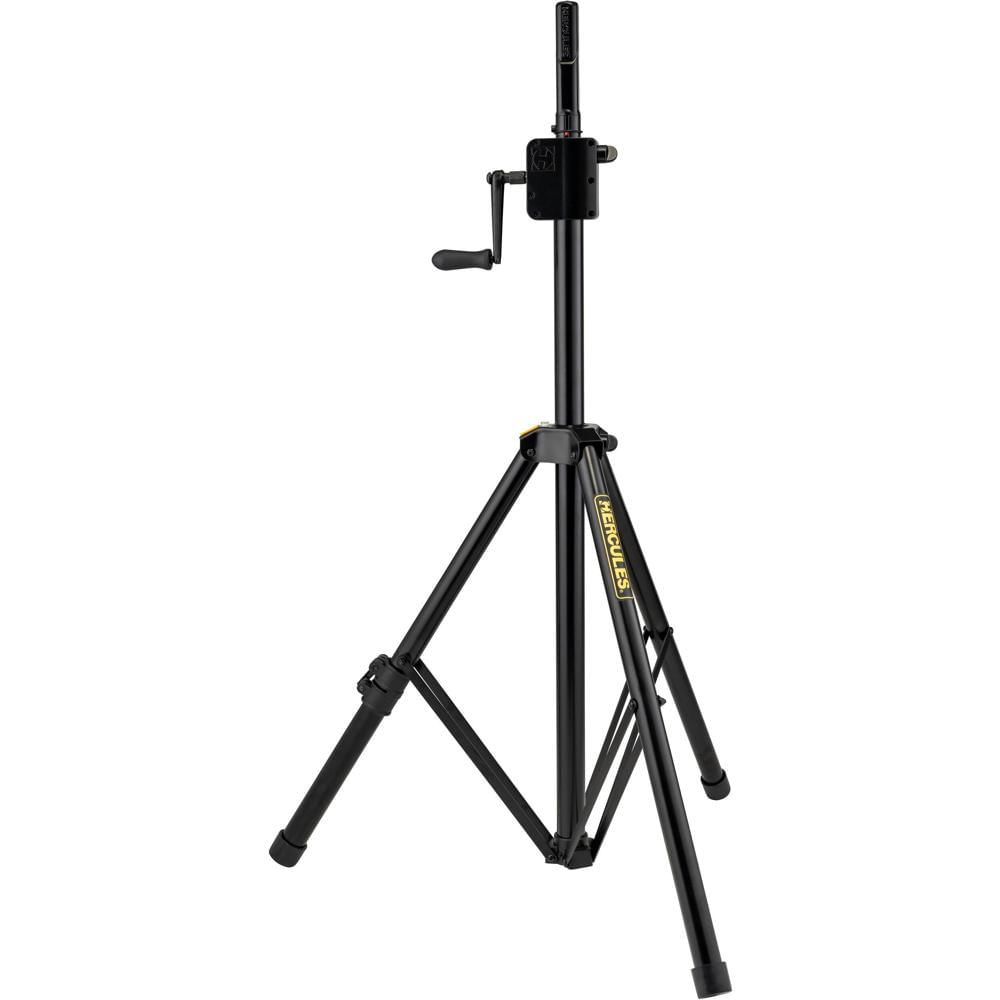 HERCULES Stands SS710B PLUS Soporte para Altavoz con Pierna Niveladora, Acero, Altura Ajus