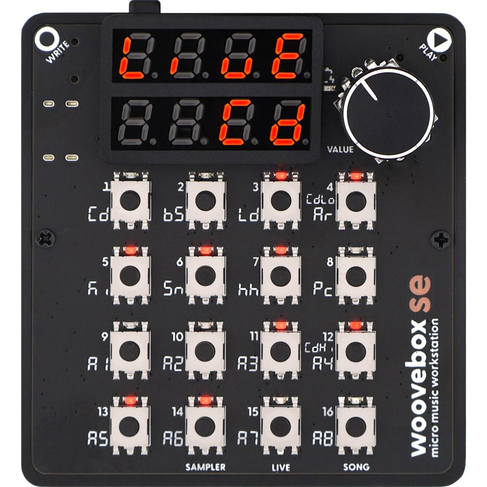 Woovebox SE Groovebox Portátil Ultra Compacta con Motor Sintetizador Multitimbral de 16 P