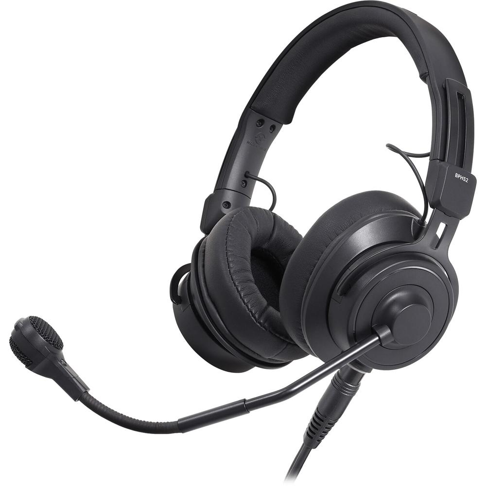 Audio-Technica Auriculares de Transmisión Duales con Micrófono Dinámico y Cable Desmont