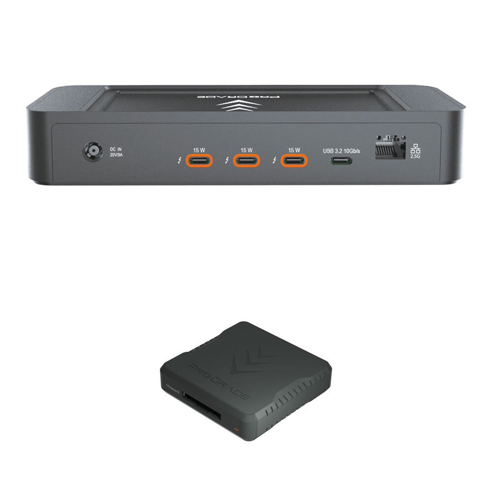 ProGrade Digital PG25 Dock Thunderbolt 5 con Lector de Tarjetas CFexpress Type B