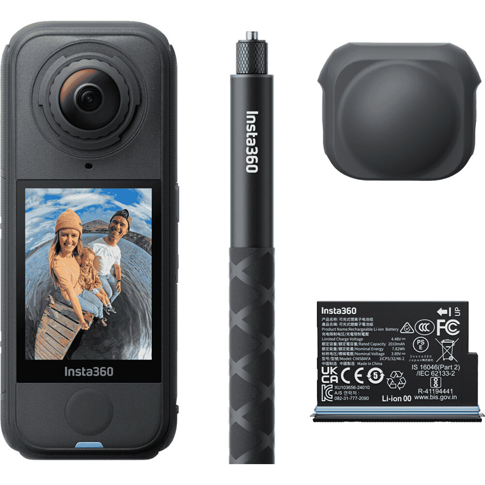 Insta360 X4 Air Cámara de Acción 360° - 8K30, Diseño Ligero, Resistente al Agua hasta