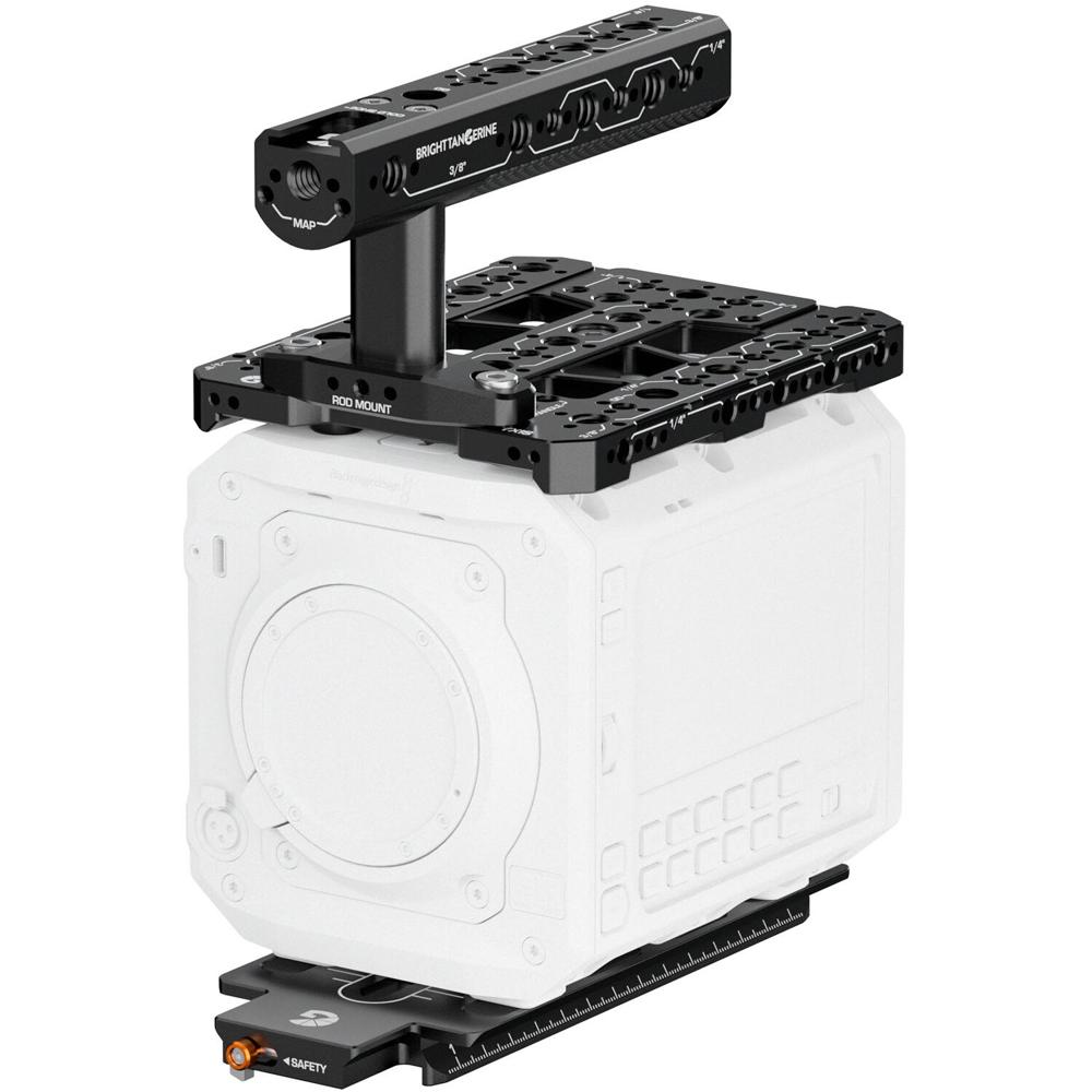 Bright Tangerine Essentials Kit Blackmagic PYXIS - Top Handle, Top Plate y Dovetail Univer