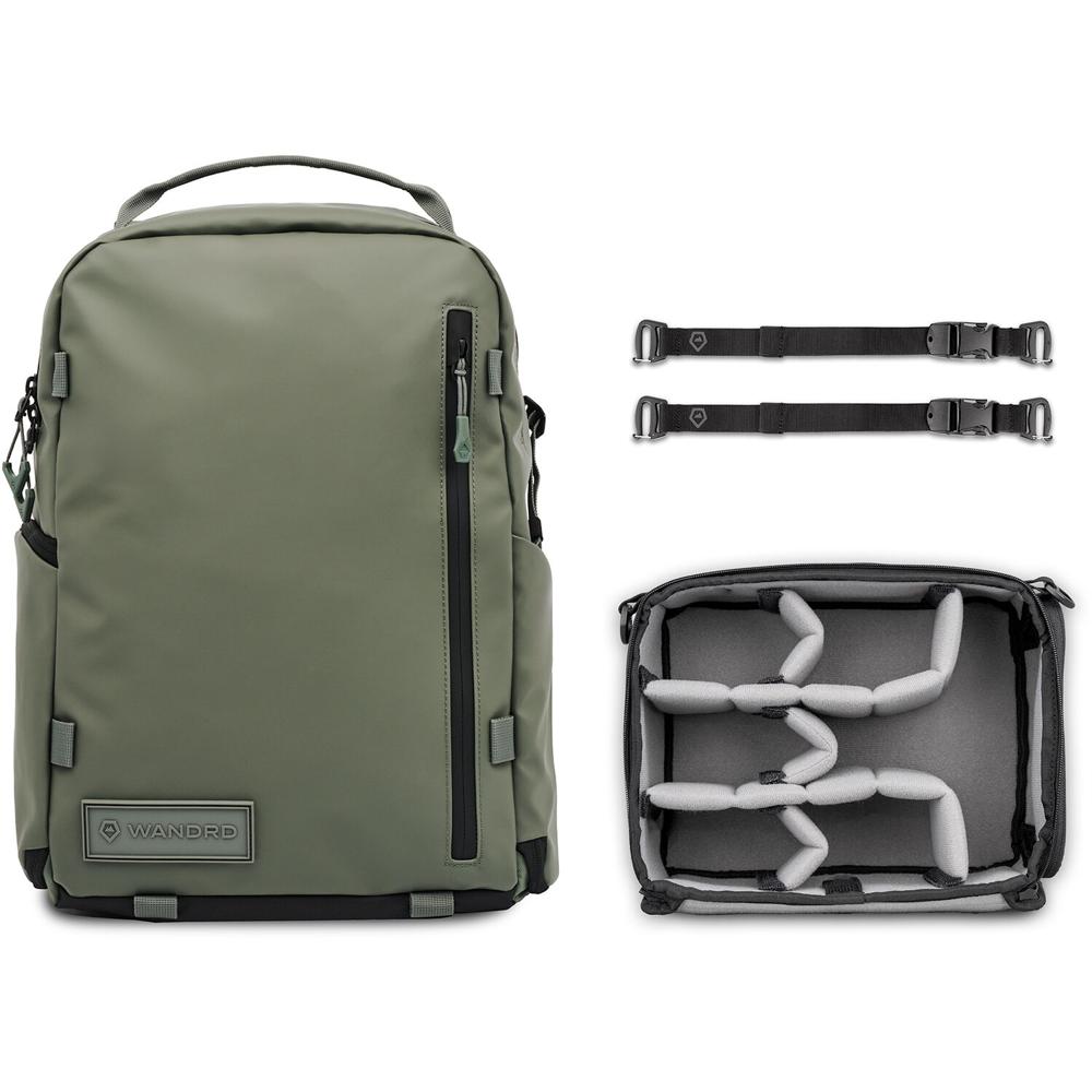 WANDRD PRVKE Zip Photo Bundle Mochila Fotográfica 31L Verde Wasatch con Inserto Personali
