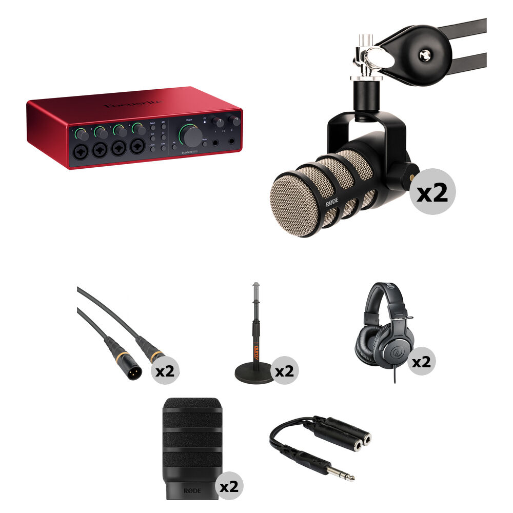 Focusrite Scarlett 18i16 4ª Generación Interfaz de Audio/MIDI USB-C para Grabación de P