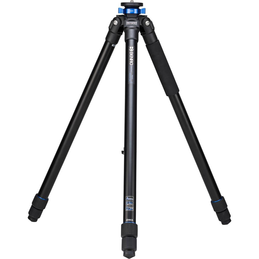 Benro Tripode de Aluminio TMA47AXL Extra Largo Serie 4 Mach3, Capacidad de Carga 44.1 lb,