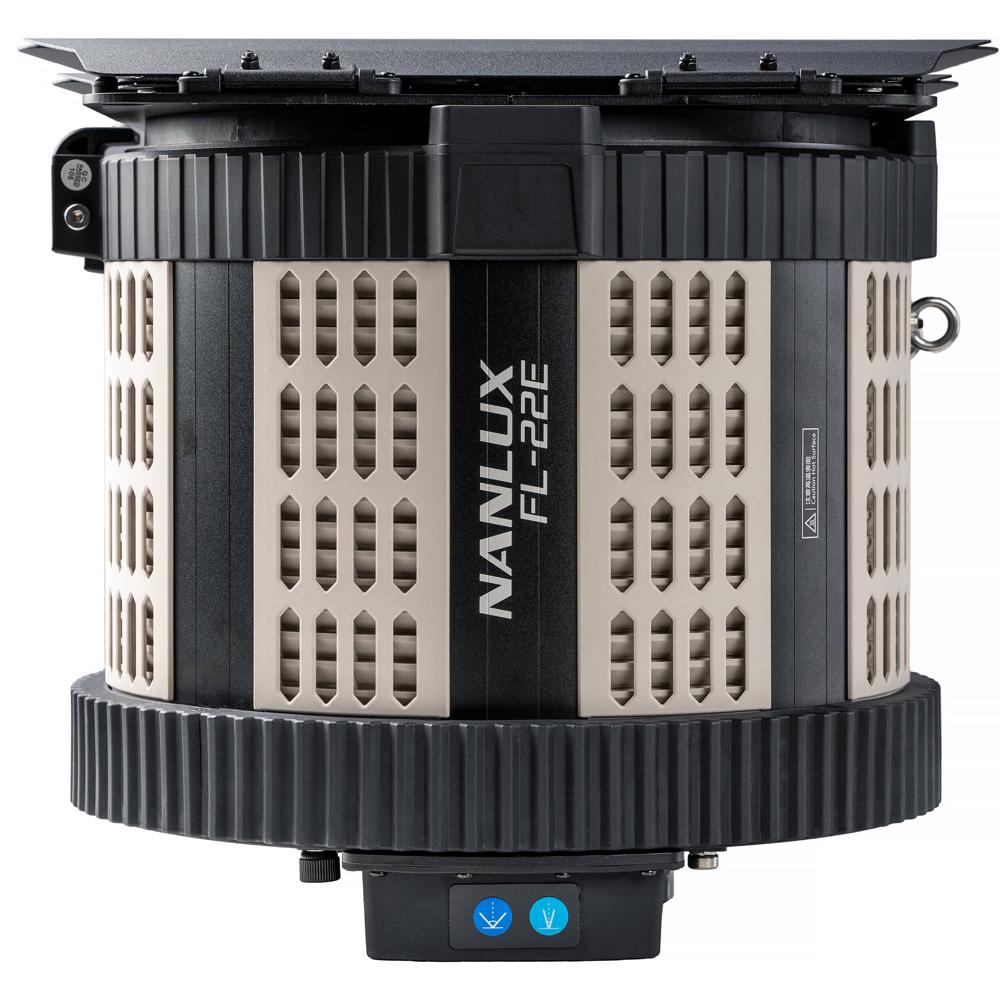 Nanlux FL-22E BE Mount Lente Fresnel Motorizada 15-50° con Control DMX y Protección IP66