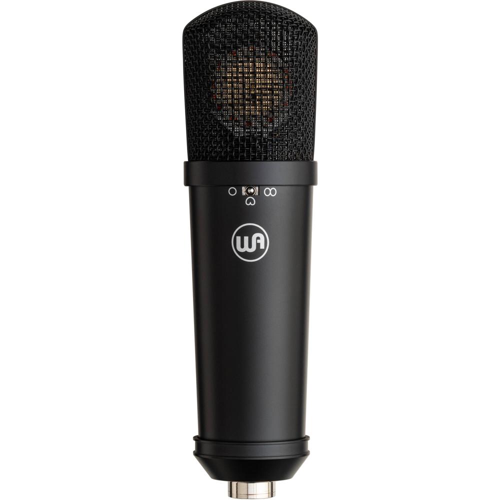 Warm Audio WA-87jr Micrófono de Condensador de Diafragma Grande Multipatrón - Negro, Pat