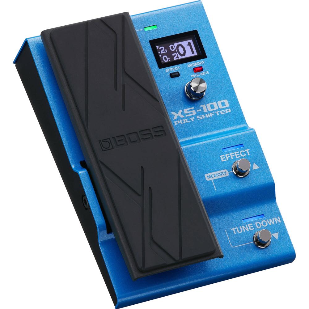 BOSS Pedal de Efectos XS-100 Poly Shifter - Pitch Shifting Polifónico, Rango de ±4 Octav