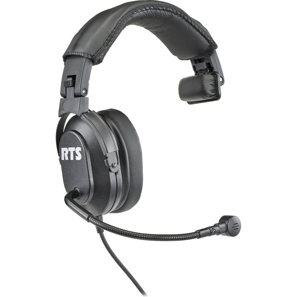 RTS HRF-1 Auricular Monofónico con Micrófono Dinámico y Conector XLR de 5 Pines