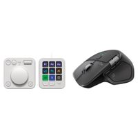 Logitech MX Master 4 Mouse Inalámbrico para Mac - Sensor Óptico 8000 dpi, Conectividad B