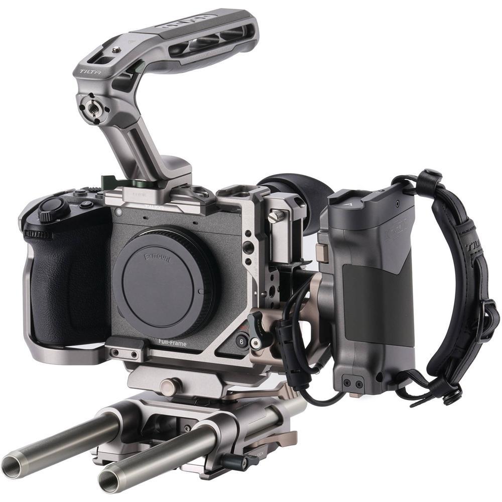 Tilta Full Camera Cage Pro Kit FX2 - Modular, Ligera, con Manija NATO y Base 15mm