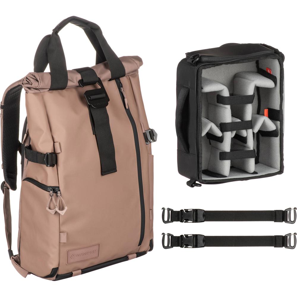 WANDRD Mochila PRVKE V4 Photo Bundle 31L - Atacama Clay, con Inserto Personalizable y Acce