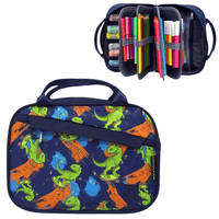 Cartuchera Organizadora XL Kengar - Azul Estampado 1