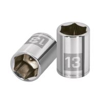 Dado de 13 mm 6 puntas cuadro 1 4 TRUPER - 13175