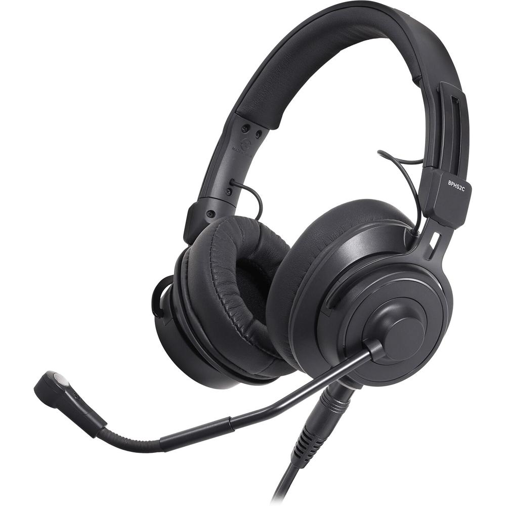 Audio-Technica Auriculares de Transmisión Duales ATH-M60x con Micrófono Condensador y Ca