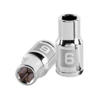 Dado de 6 mm 6 puntas cuadro 1 4 TRUPER - 13168