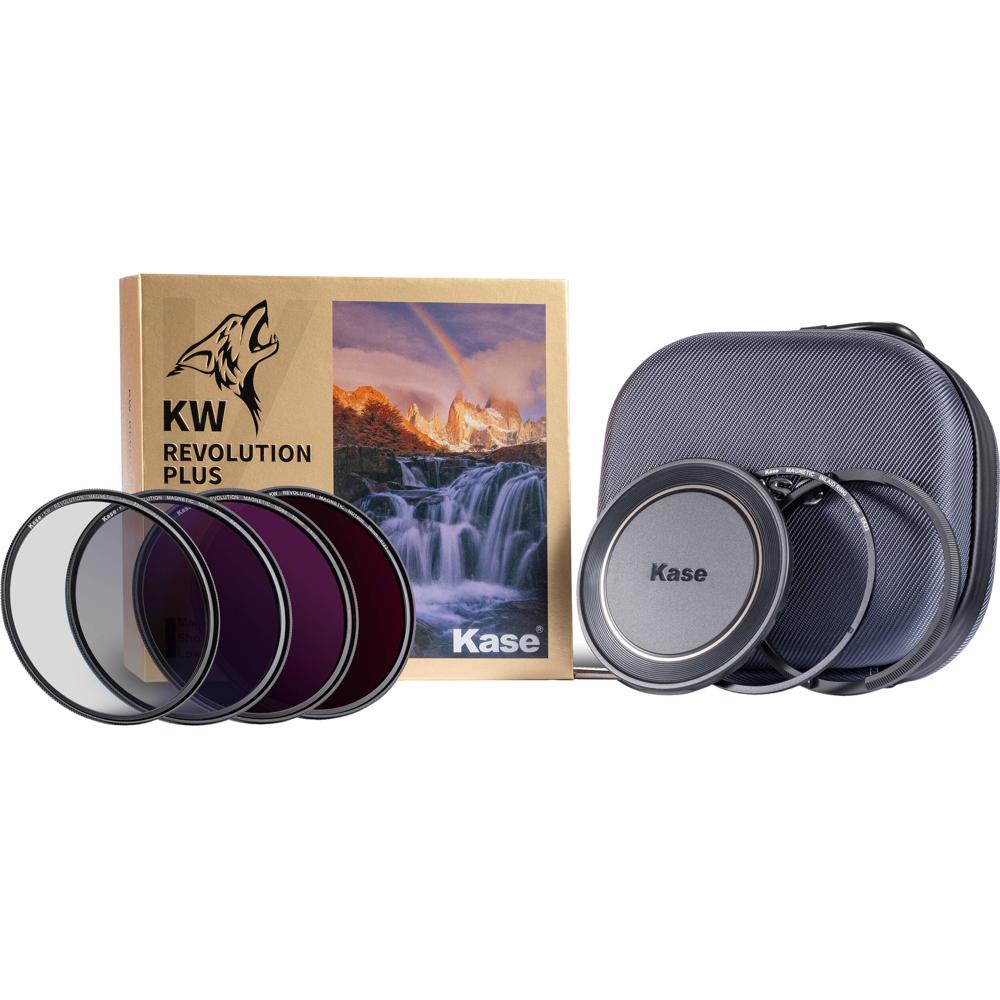 Kase Wolverine Revolution Plus Master Kit 77mm - Filtros de vidrio óptico KW, incluye pol