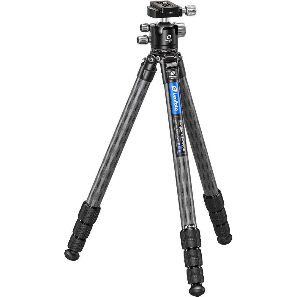 Leofoto Tripode de Carbono LS-284C X Ranger con Cabezal de Bola LH-36, Capacidad de Carga