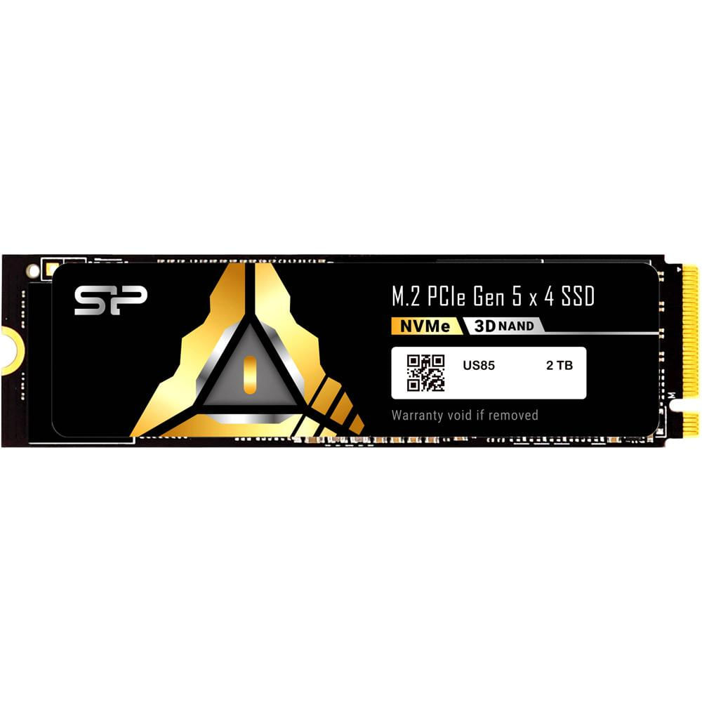 Silicon Power SSD 2TB US85 M.2 2280 PCIe 5.0 - Lectura hasta 10,300 MB/s, Escritura hasta