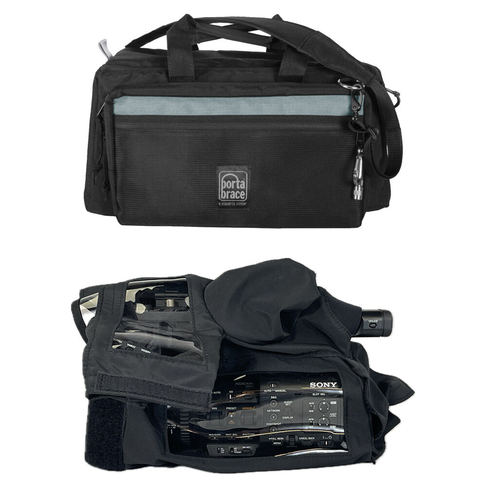 PortaBrace Funda de Transporte para Sony HXR-NX800 con Cubierta de Lluvia Personalizada