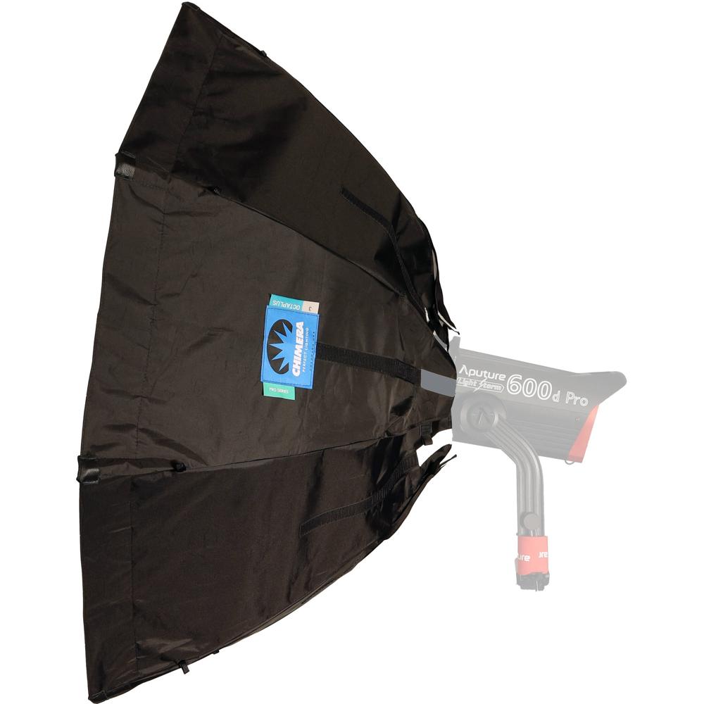 Chimera Softbox OctaPlus 3' - Difusor de Luz Plateado, Compatible con la Mayoría de Fijac