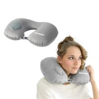 Almohada De Cuello Inflable Bomidi U02  Gris