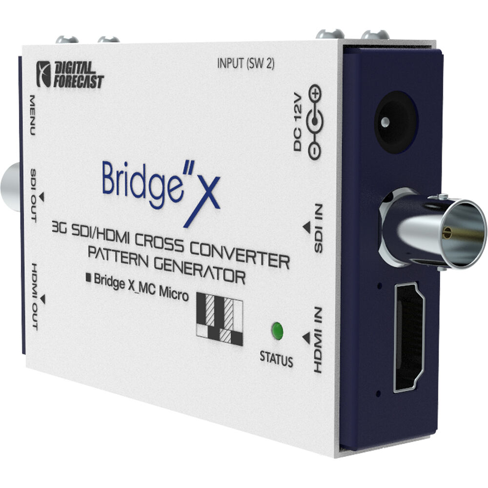 DIGITAL FORECAST X_MC MICRO SDI/HDMI Cross Converter con Escalador y Generador de Patrones