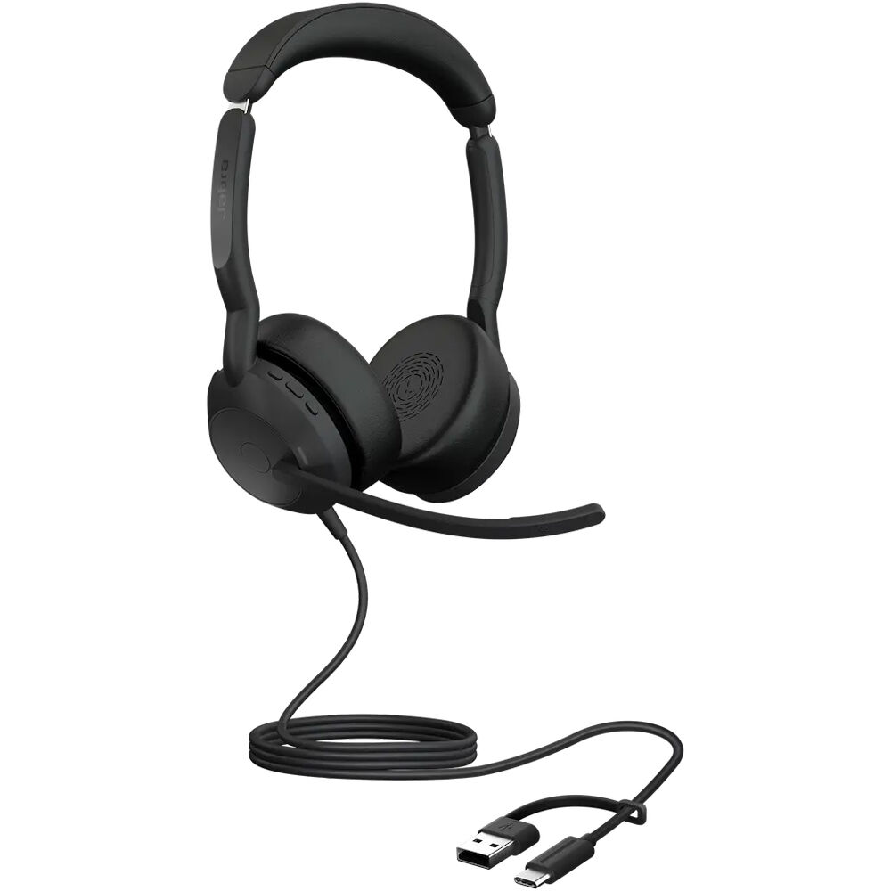 Jabra Auriculares Profesionales Evolve2 50 USB-C-A Bluetooth 5.2 Cancelación de Ruido 25089-989-799