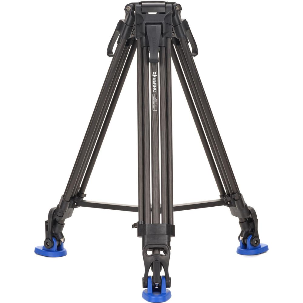 Benro Tripié de Video C572LL Lightning Lock de Carbono, Capacidad de Carga 55.1 lb, Altur