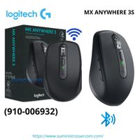 MOUSE LOGITECH MX ANYWHERE 3S BLUETOOTH WIRELESS 8K USB-C GRAPHITE