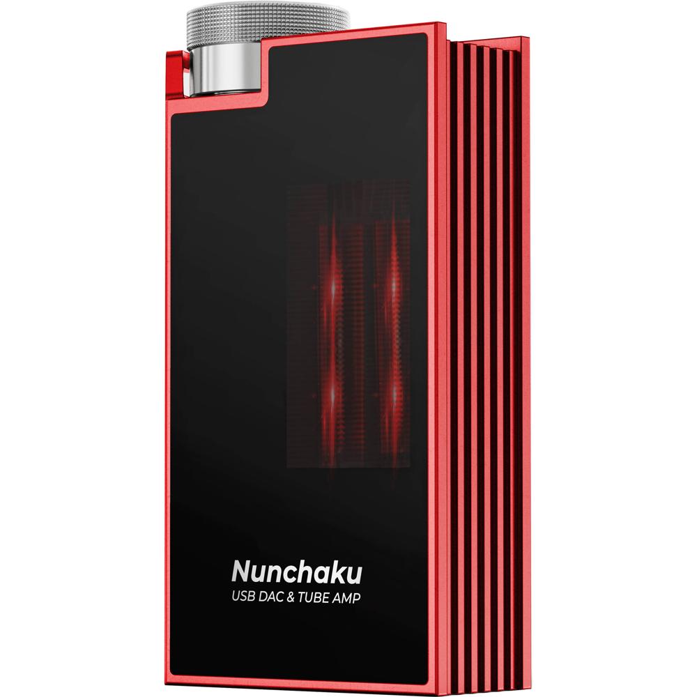 iBasso Nunchaku DAC y Amplificador Portátil Hi-Res con Tubos Raytheon JAN6418, 32-Bit/768