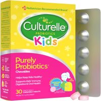 Culturelle Kids Probiotico masticable diario para niños para niños de 3 años 30 unidades