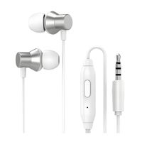 Audífonos con Cable 3.5mm LENOVO HF130WT Micrófono Integrado In-Ear Blanco