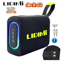 Parlante Bluetooth 5.3 RGB Banco de Energía 5000mAh LIDIMI LD-S820 N
