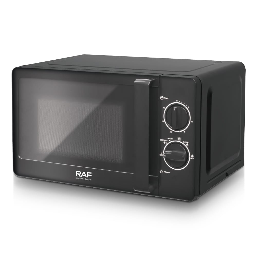 HORNO MICROONDAS CON PERILLA 20L 800W RAF R.8008B
