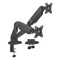RACK SOPORTE DE ESCRITORIO ERGONÓMICO PARA 2 MONITORES CON AJUSTE MECÁNICO 17 A 32 PULGADAS