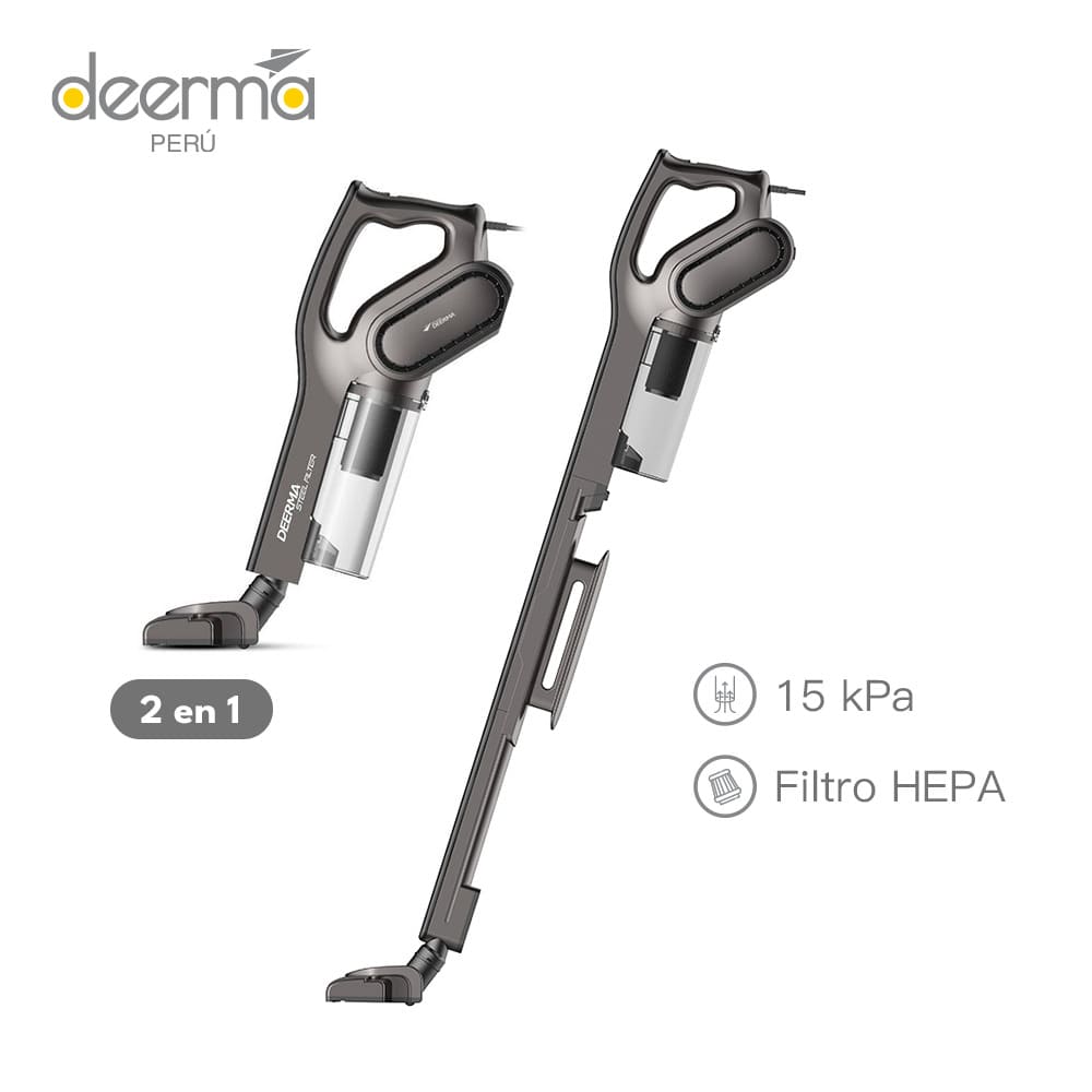 Aspiradora Multifuncional Ciclónica Pro Deerma DX700S Vertical y de mano Filtro Incluido