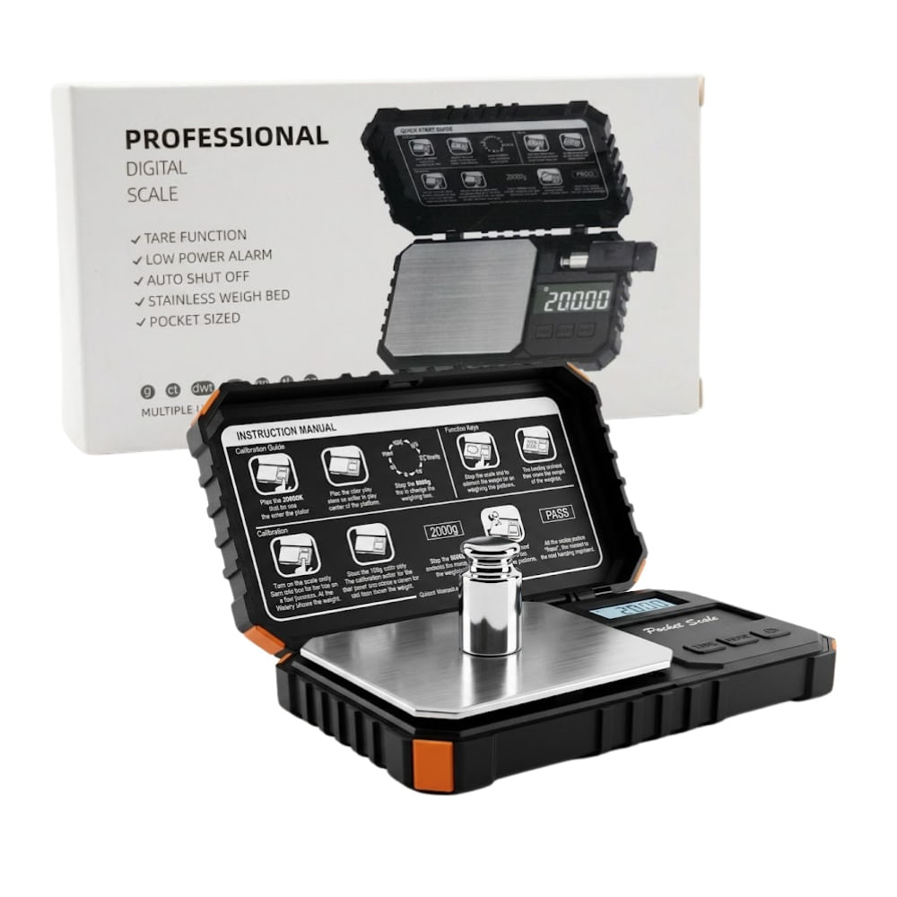 Balanza Digital de Cocina Alta Precision 50g x 0.001g con Pantalla LCD y Función Tara para Joyería