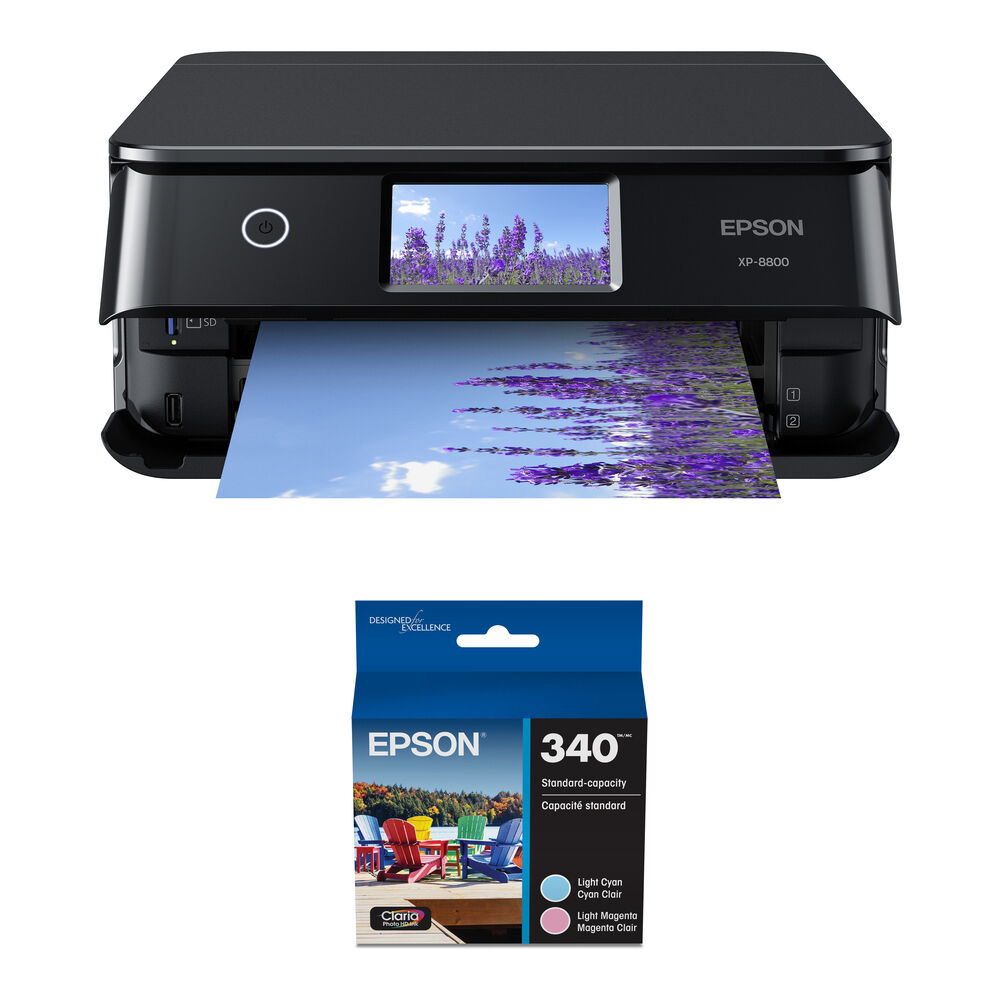 Epson Expression Photo XP-8800 Impresora Multifuncional Inalámbrica 6 Colores, Pantalla T