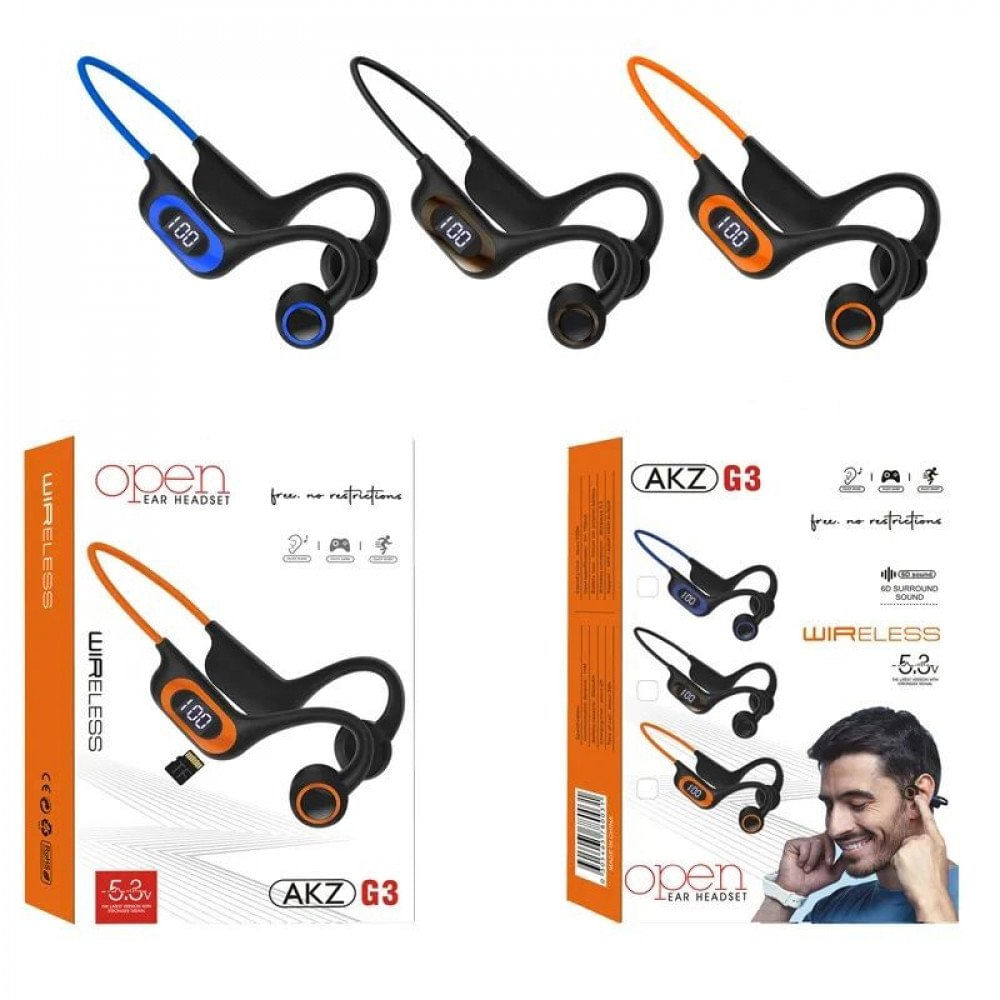 Audífonos de Conducción Ósea Bluetooth AKZ-G3