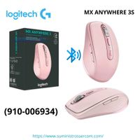 MOUSE LOGITECH MX ANYWHERE 3S BLUETOOTH WIRELESS 8K USB-C ROSE