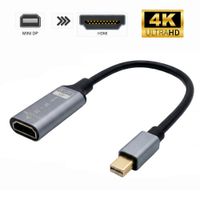 Adaptador Convertidor Mini DisplayPort a HDMI 4K Ultra HD 20 cm