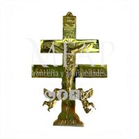 Cruz de Caravaca en Bronce Fundido 14 cm - MFAP