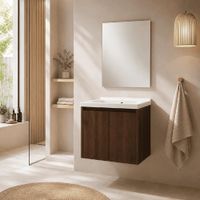 Mueble de Baño Suspendido DP Siena con Lavabo y Espejo